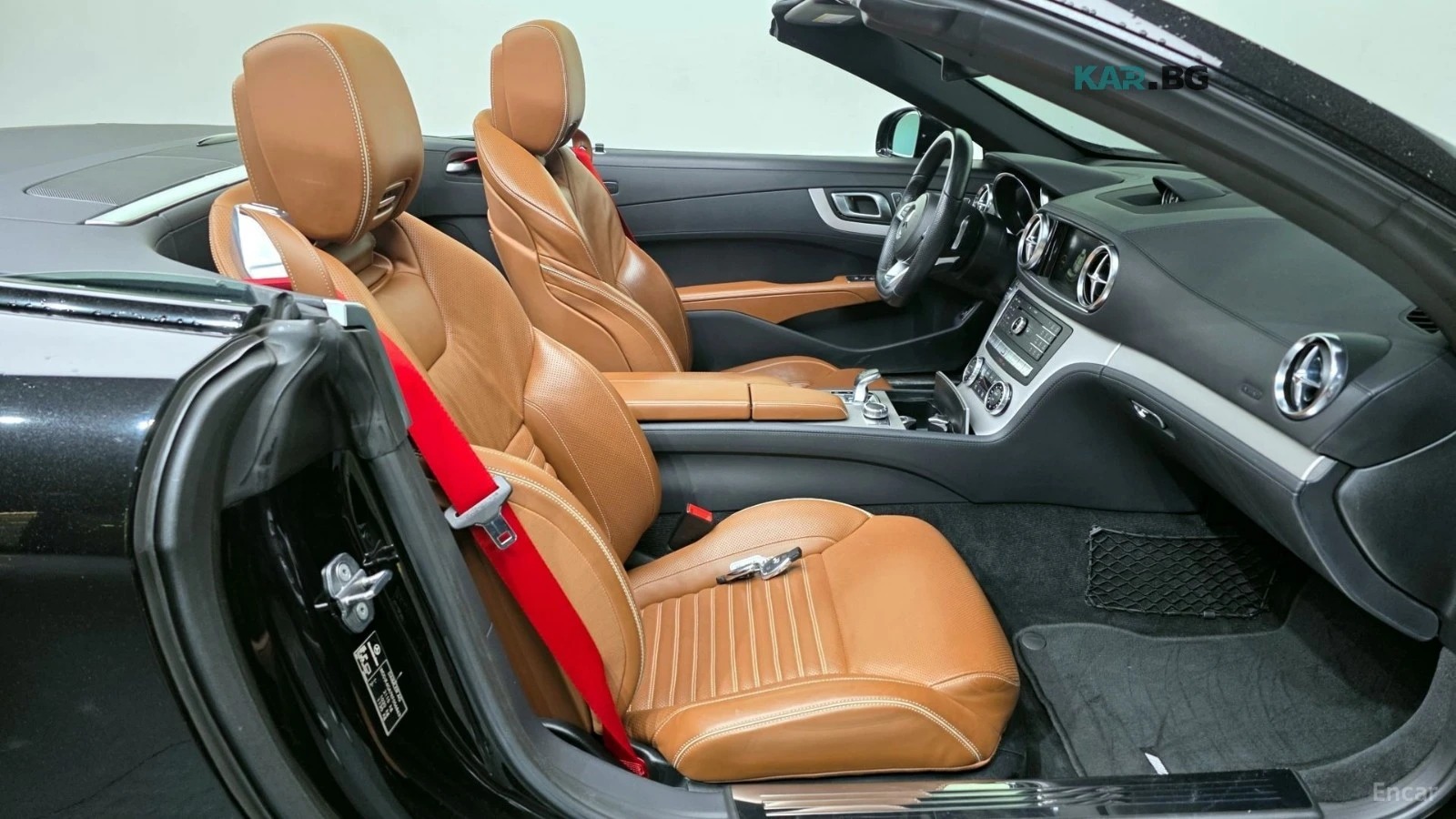 Mercedes-Benz SL 400 DISTRONIC* ПОДГРЕВ* ОБДУХВАНЕ* HARMAN* МАСАЖИ* , снимка 9 - Автомобили и джипове - 55835328