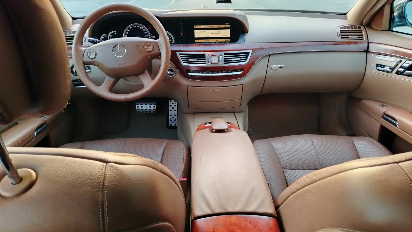 Mercedes-Benz S 500 5.5л. ГАЗ, снимка 12 - Автомобили и джипове - 55877885