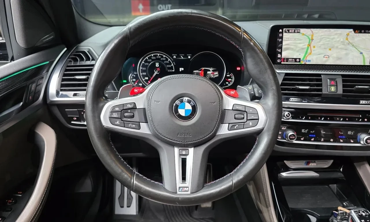 BMW X3 M / 360 / HUD / ОБДУХВАНЕ / Harman Kardon, снимка 13 - Автомобили и джипове - 55949531