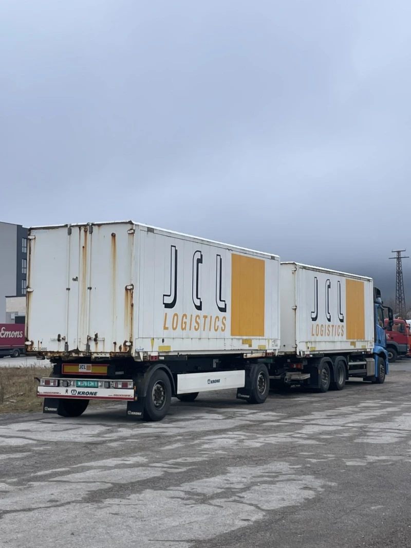 Mercedes-Benz Actros Комплект BDF камион с падащ борд и ремарке., снимка 4 - Камиони - 48221305