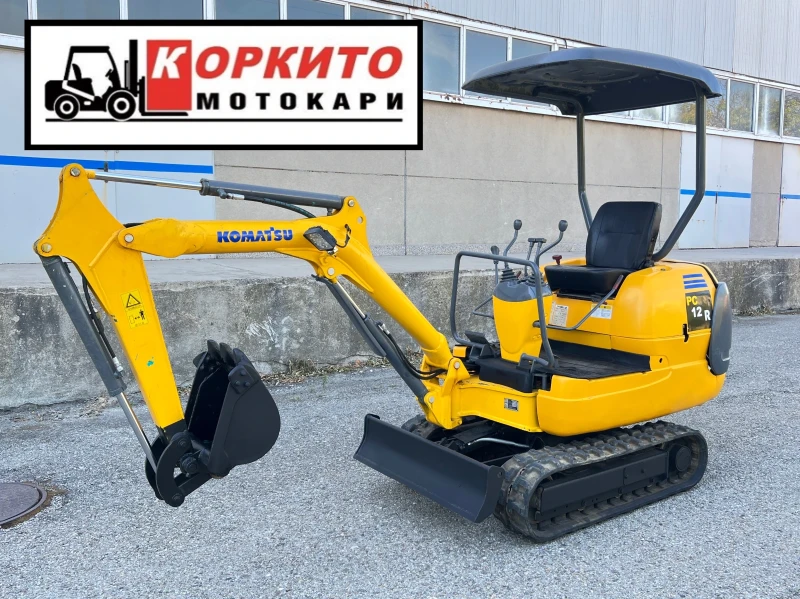 Багер Komatsu PC12R / Като Нов!!!, снимка 1 - Индустриална техника - 47214683