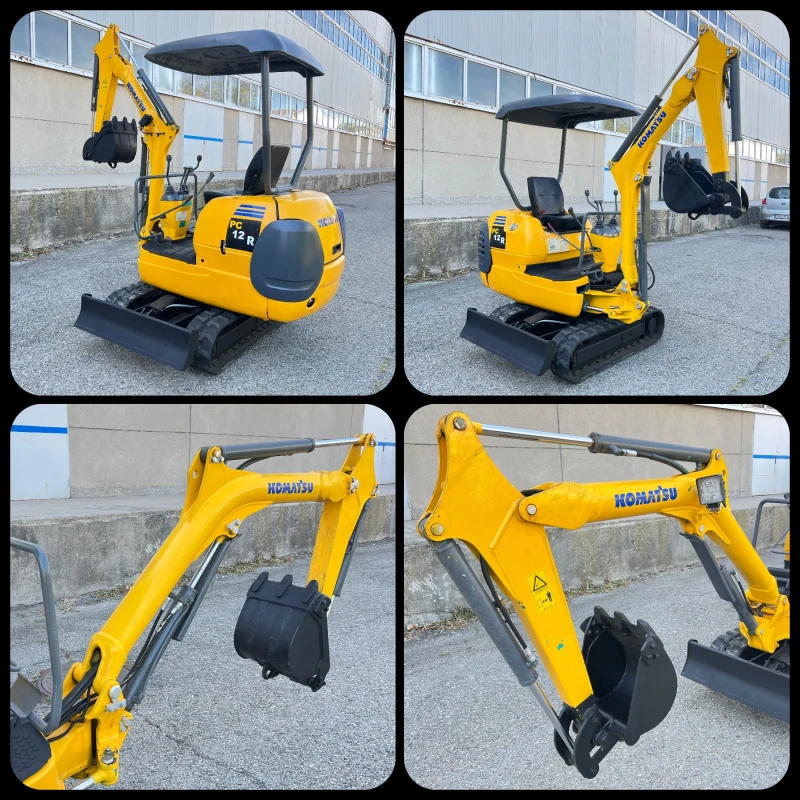 Багер Komatsu PC12R / Като Нов!!!, снимка 13 - Индустриална техника - 47214683