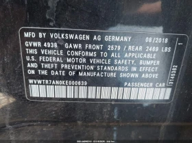 VW Arteon 2l Volkswagen 2.0T Sel Premium R-Line, снимка 9