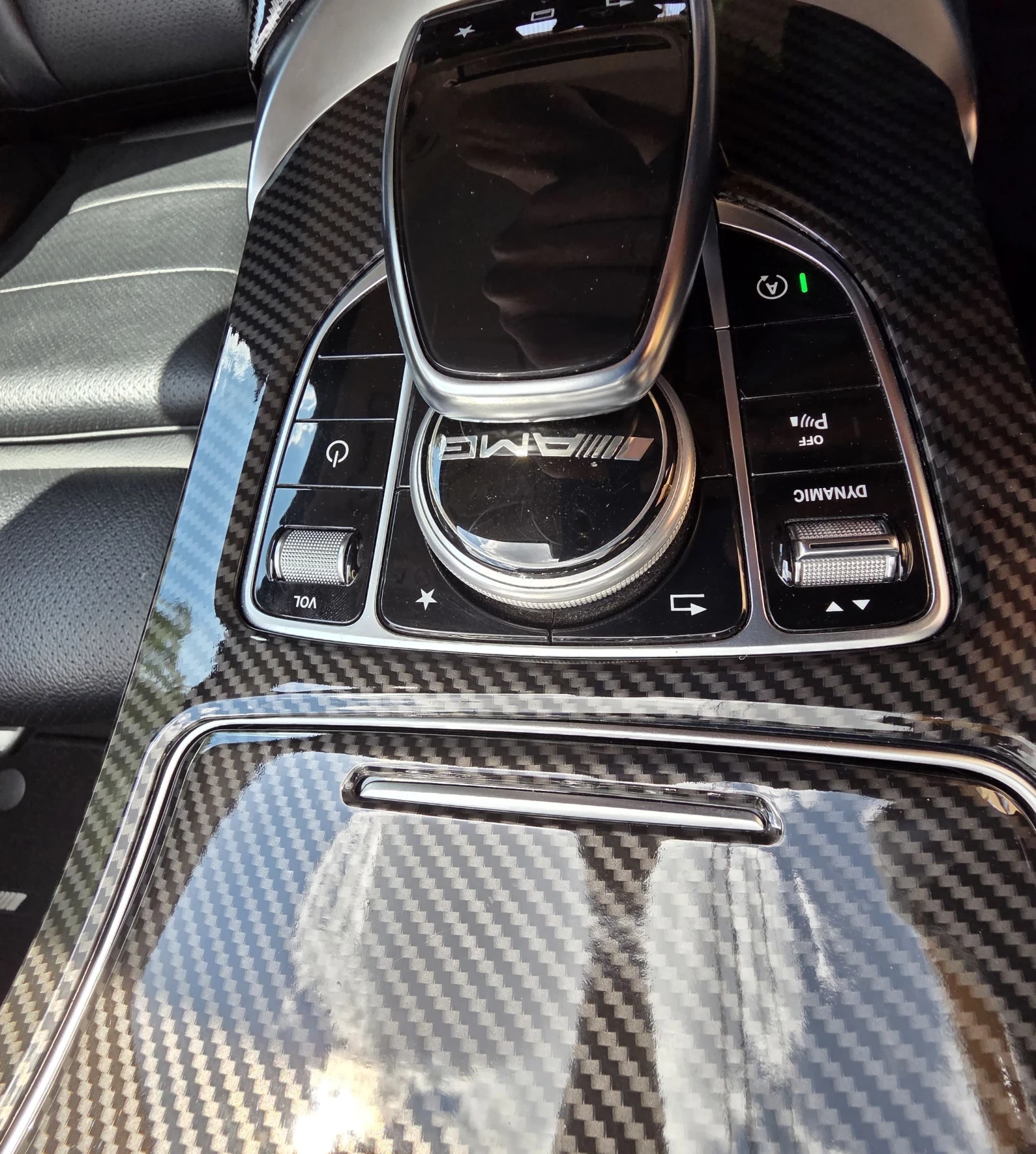Mercedes-Benz C 180 AMG пакет, TV, WAZE, CAR PLEY ANDROID, снимка 12 - Автомобили и джипове - 54645222