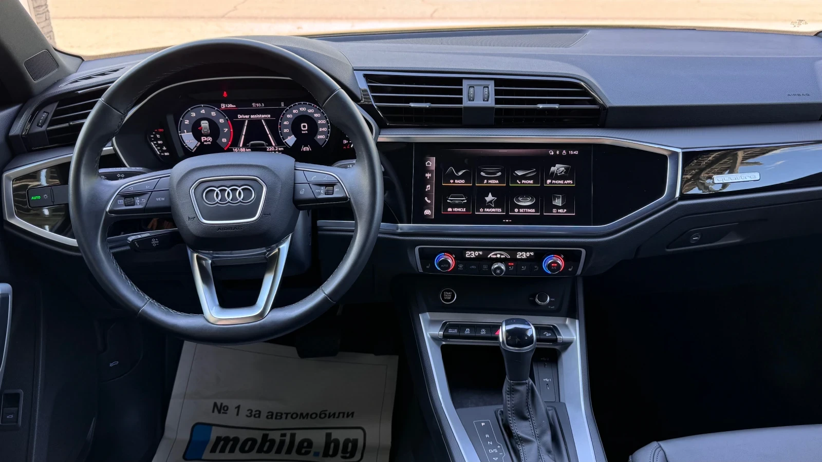 Audi Q3 45TFSI quattro 16хил.км* ПЕРФЕКТЕН* , снимка 13 - Автомобили и джипове - 54442050