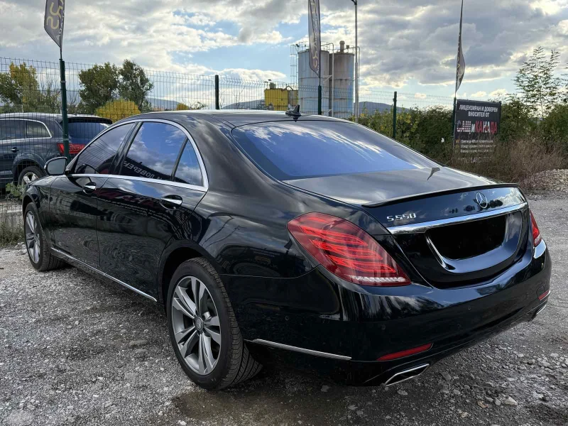 Mercedes-Benz S 550 РЕАЛНИ КМ* ПЕРФЕКТНА* BURMESTER, снимка 4 - Автомобили и джипове - 52046180