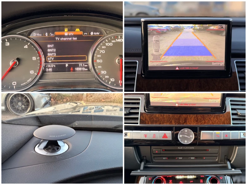 Audi A8 4.2TDI= QUATTRO= EXCLUSIVE= DISTRONIC= B&0= NIGHT , снимка 17 - Автомобили и джипове - 52540993