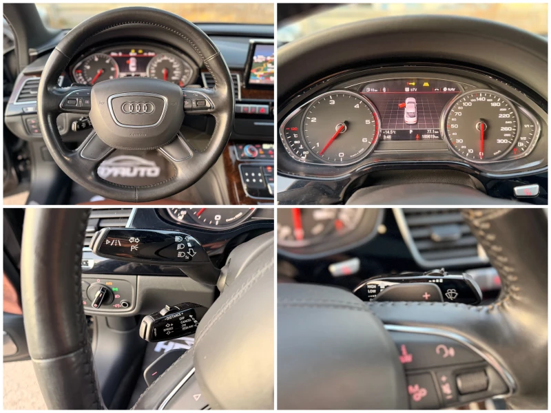 Audi A8 4.2TDI= QUATTRO= EXCLUSIVE= DISTRONIC= B&0= NIGHT , снимка 14 - Автомобили и джипове - 52540993