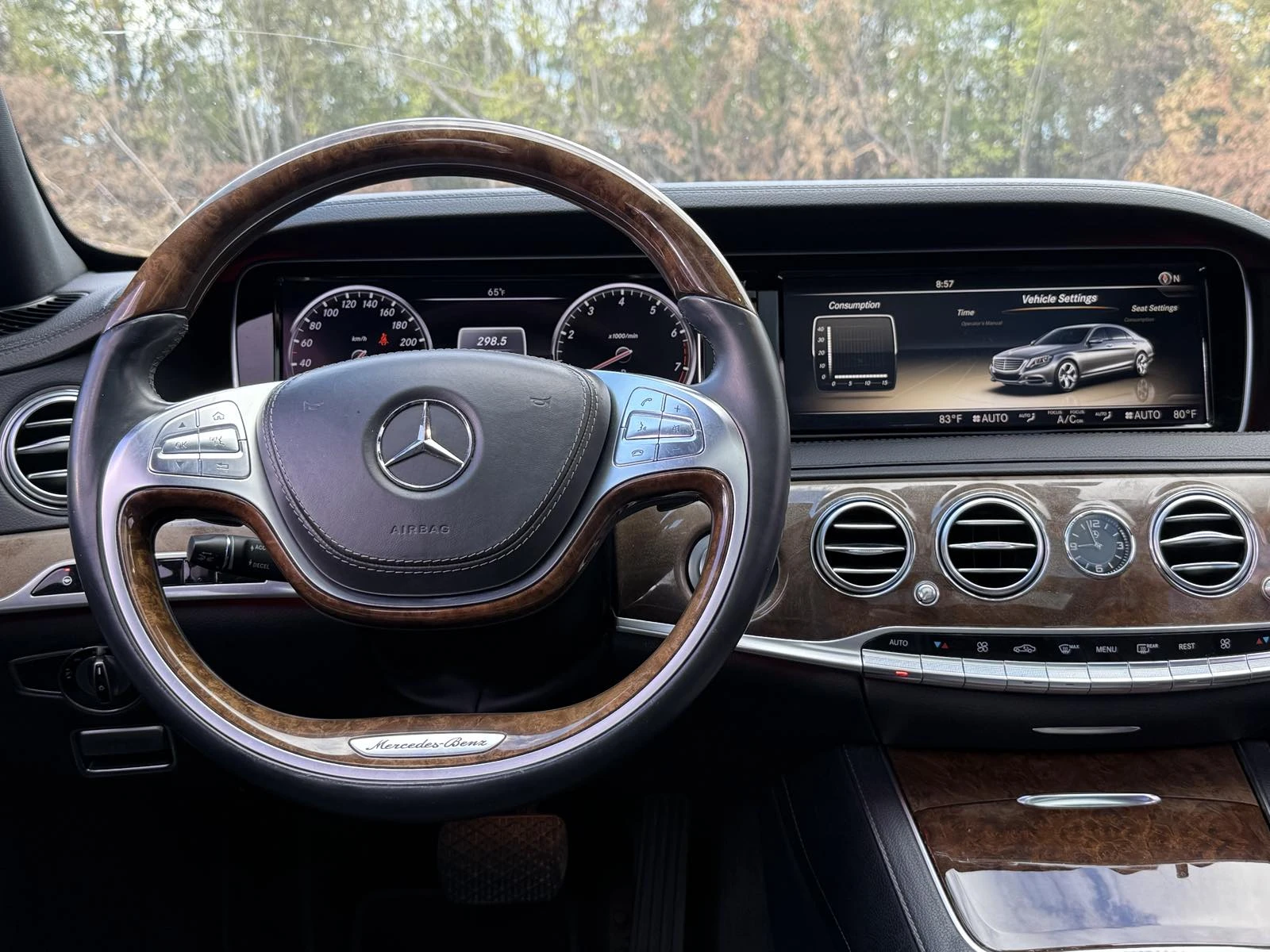 Mercedes-Benz S 550 РЕАЛНИ КМ* ПЕРФЕКТНА* BURMESTER - изображение 10