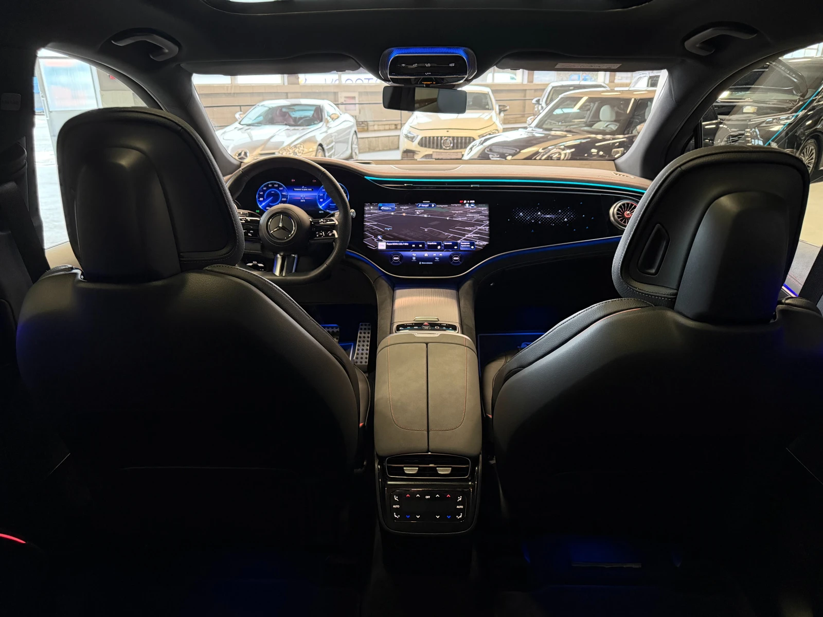 Mercedes-Benz EQS 450 4M AMG HYPERSCREEN HEAD UP BURM PANO 360 CAM | Mobile.bg � ����������� 12