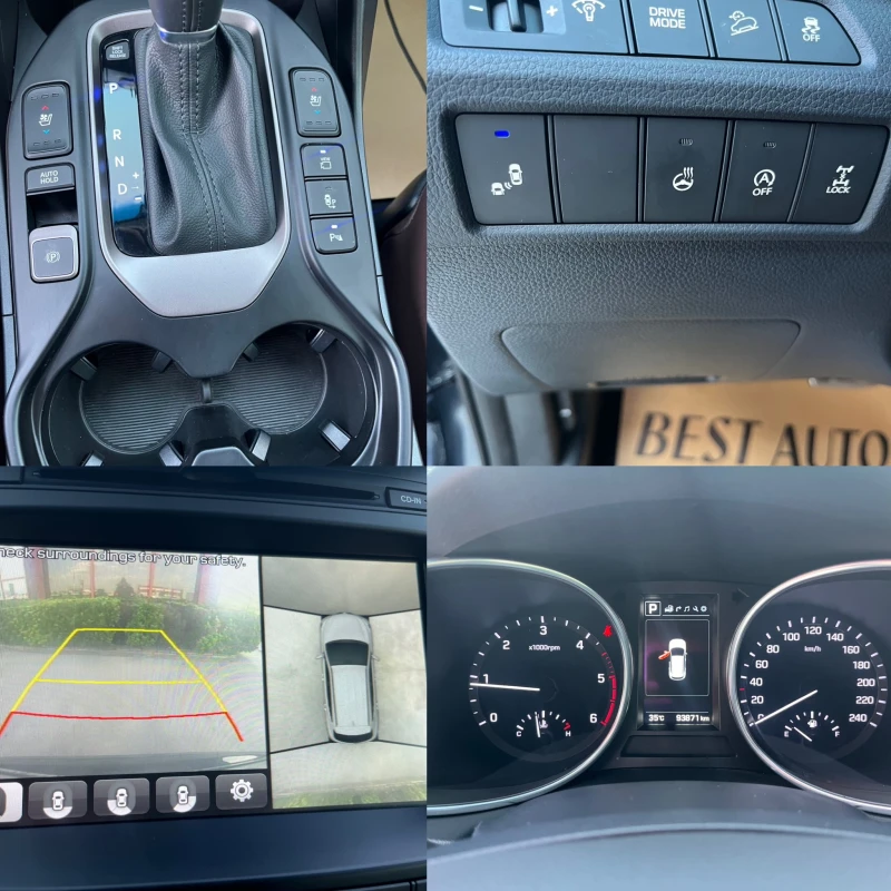 Hyundai Santa fe 2.2 CDRI, обдухване, подгряване, 360%, Гаранция, снимка 16 - Автомобили и джипове - 45826451