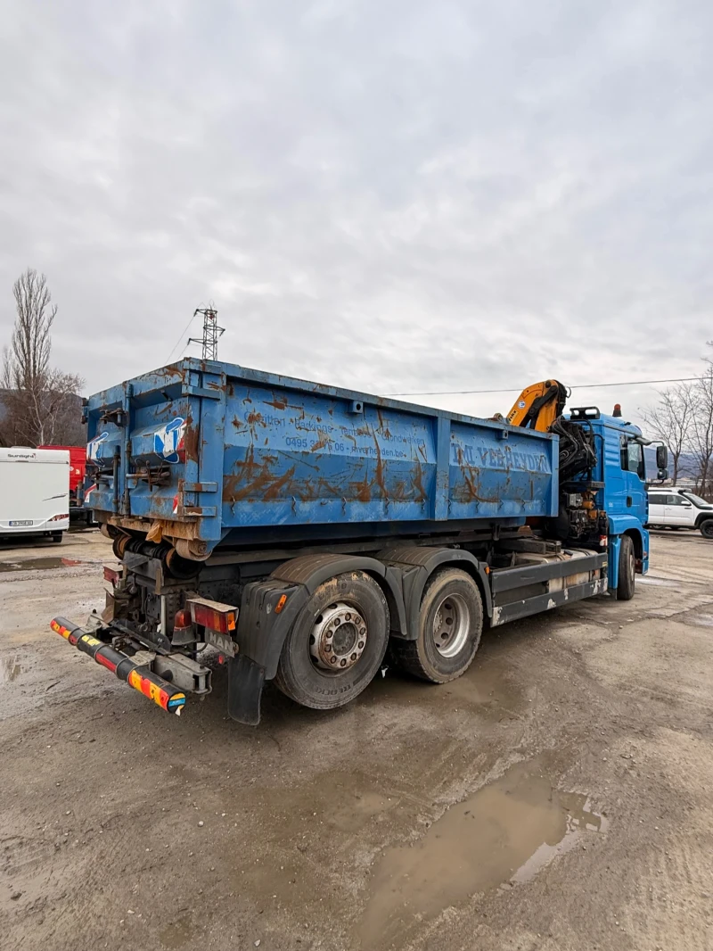 Man Tga 26.430 6х2 МУЛТИЛИФТ С КРАН, снимка 6 - Камиони - 53518879