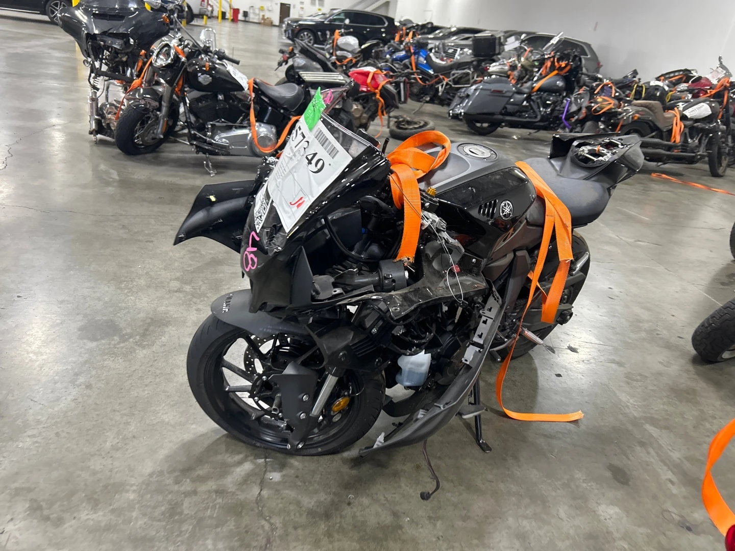 Yamaha YZF-R7 ДВИГАТЕЛ РАБОТИ КРИВА ПРЕДНИЦА - изображение 8