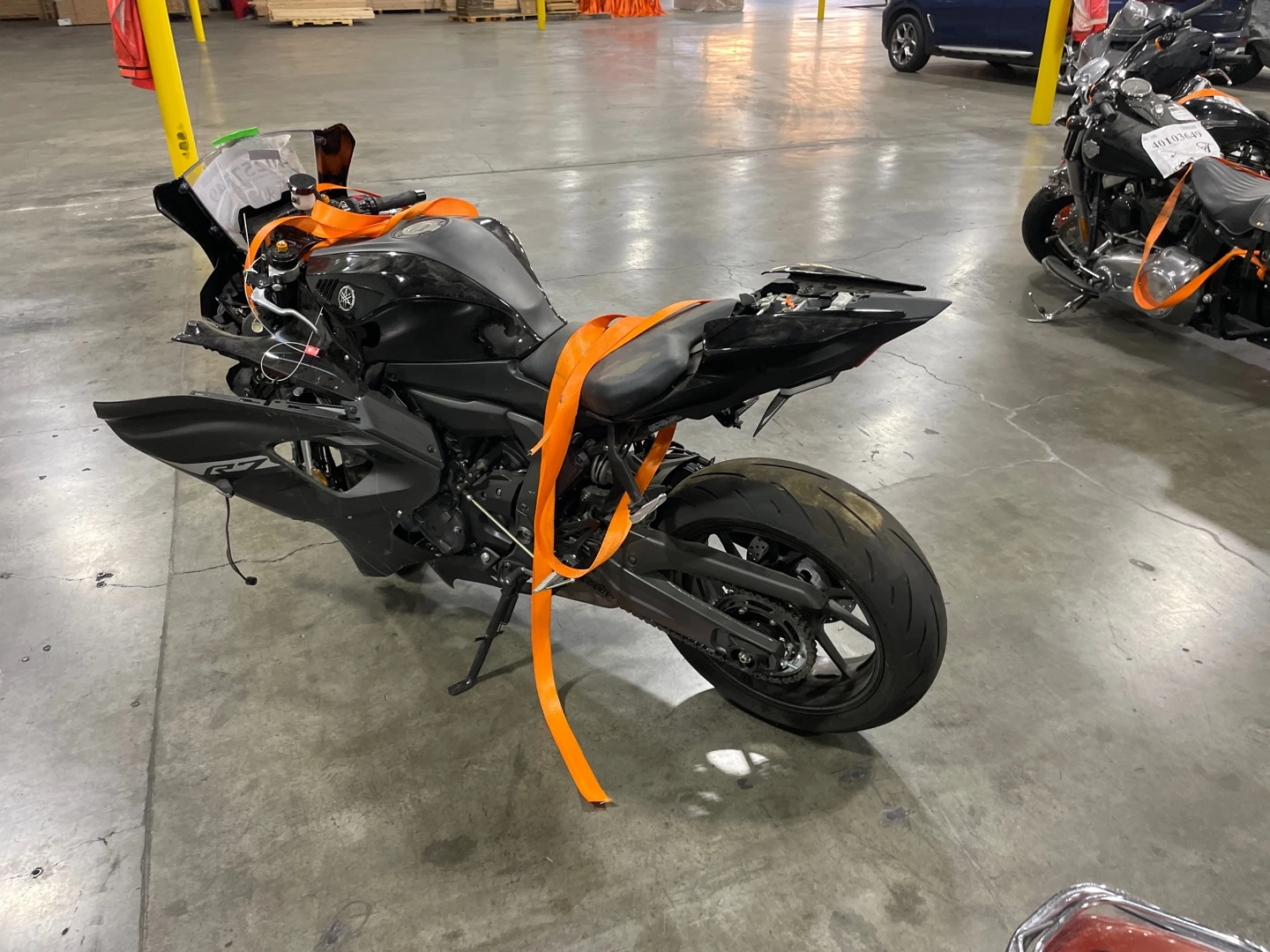 Yamaha YZF-R7 ДВИГАТЕЛ РАБОТИ КРИВА ПРЕДНИЦА - изображение 3