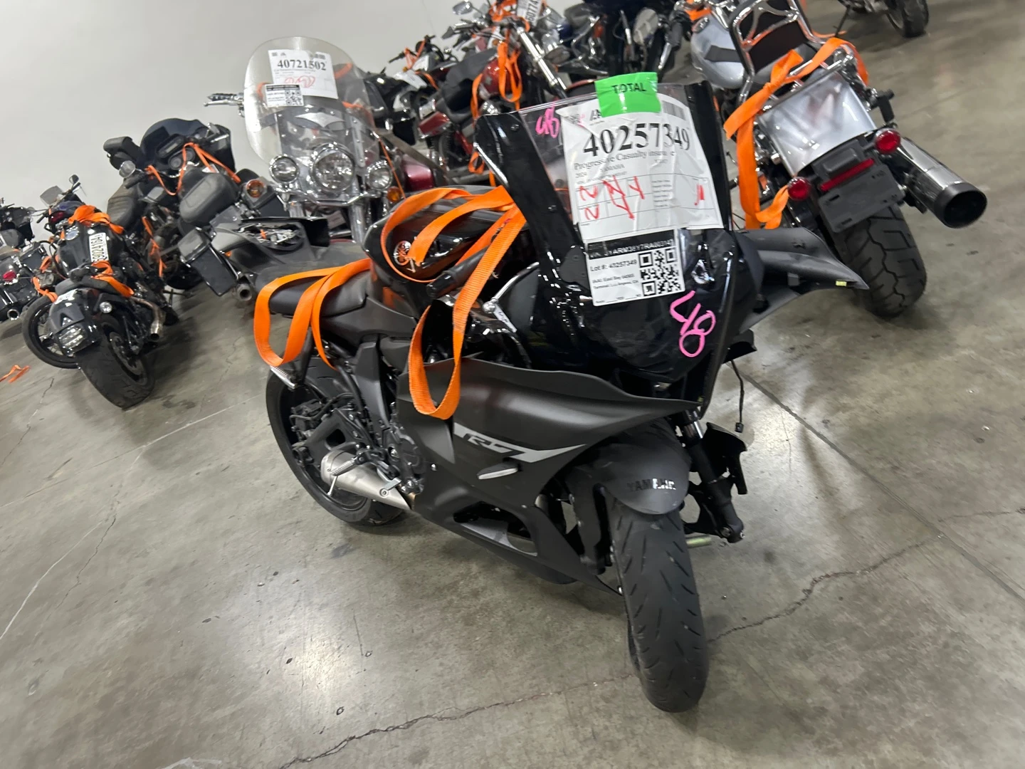 Yamaha YZF-R7 ДВИГАТЕЛ РАБОТИ КРИВА ПРЕДНИЦА - изображение 5