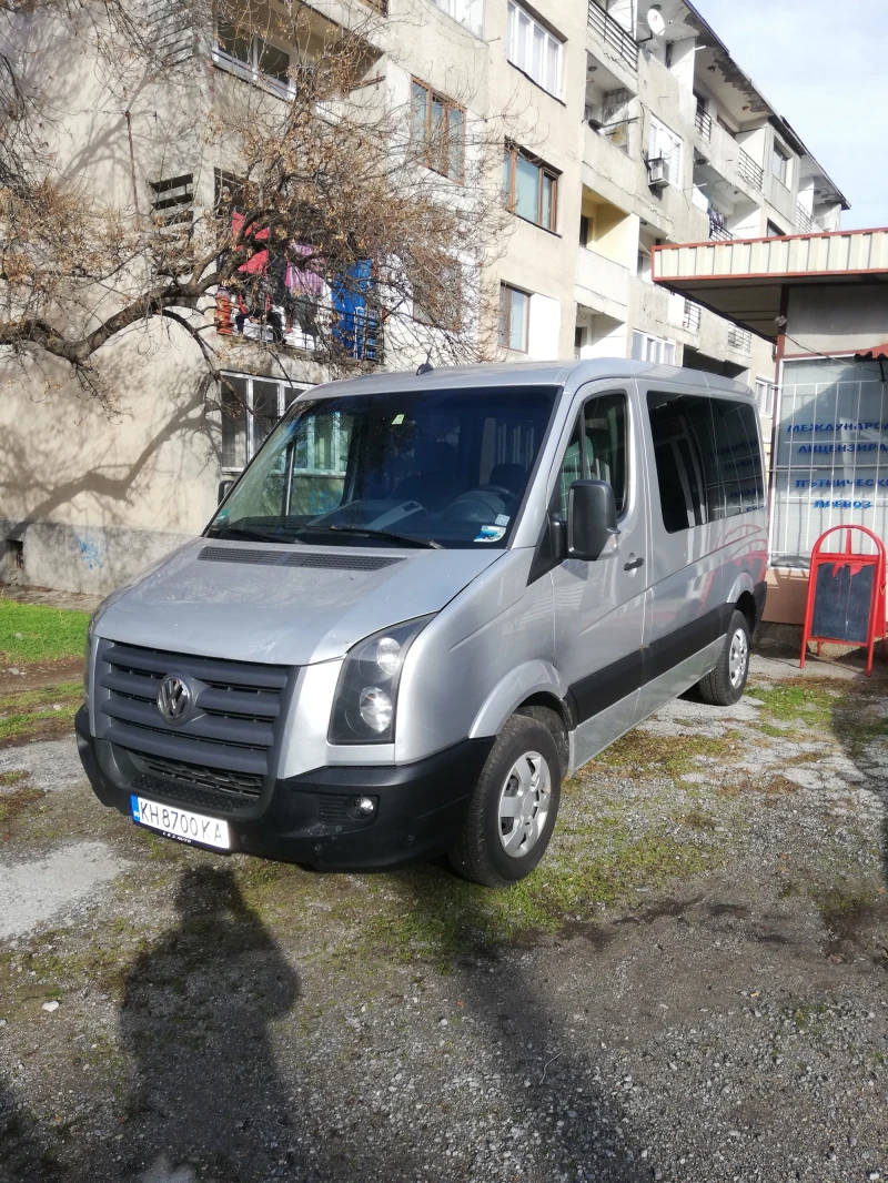 VW Crafter 2, 5 ТДИ 8+ 1МЕСТА КЛИМАТИК ПЕЧКА ПЕРФЕКТЕН!!!!!!!, снимка 3 - Бусове и автобуси - 48408950