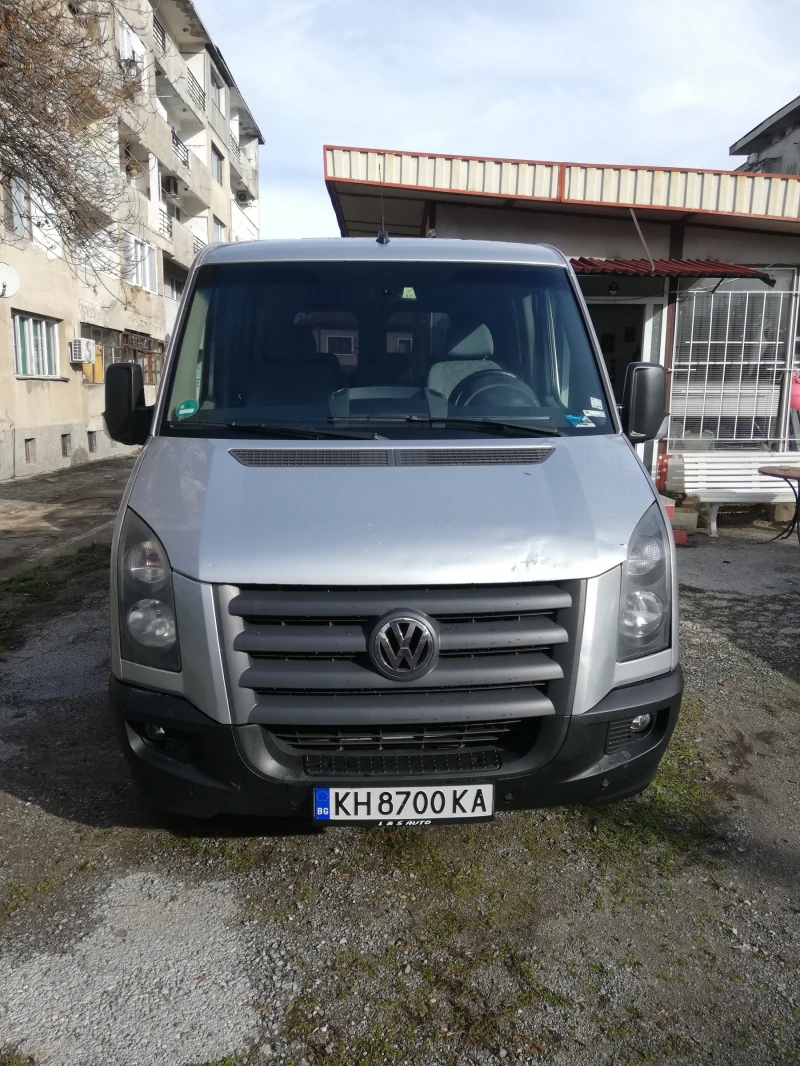 VW Crafter 2, 5 ТДИ 8+ 1МЕСТА КЛИМАТИК ПЕЧКА ПЕРФЕКТЕН!!!!!!!, снимка 2 - Бусове и автобуси - 48408950