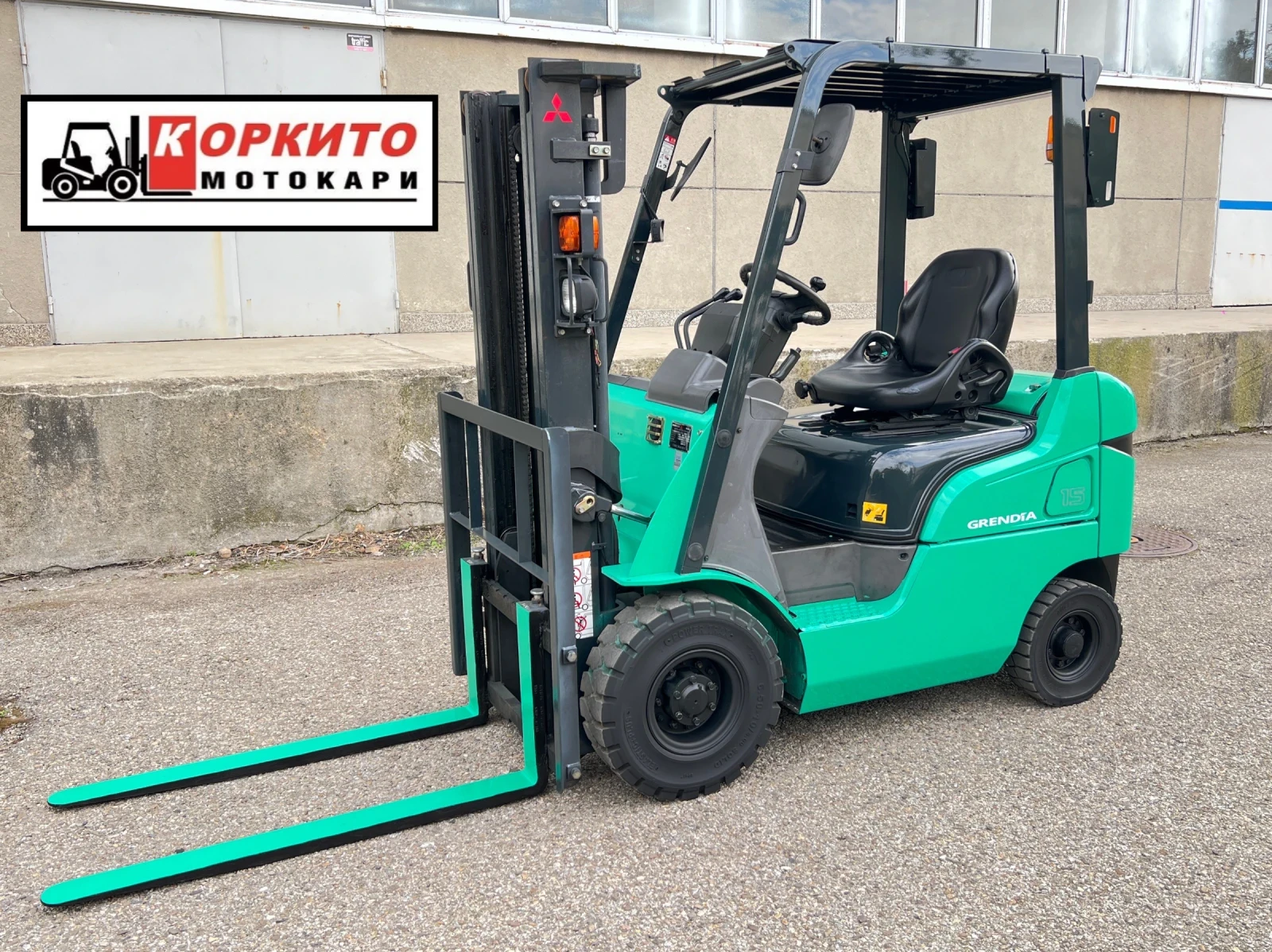 Мотокар Mitsubishi Нов Модел / Автомат / Безпл. Транспорт / Като Нов!, снимка 1