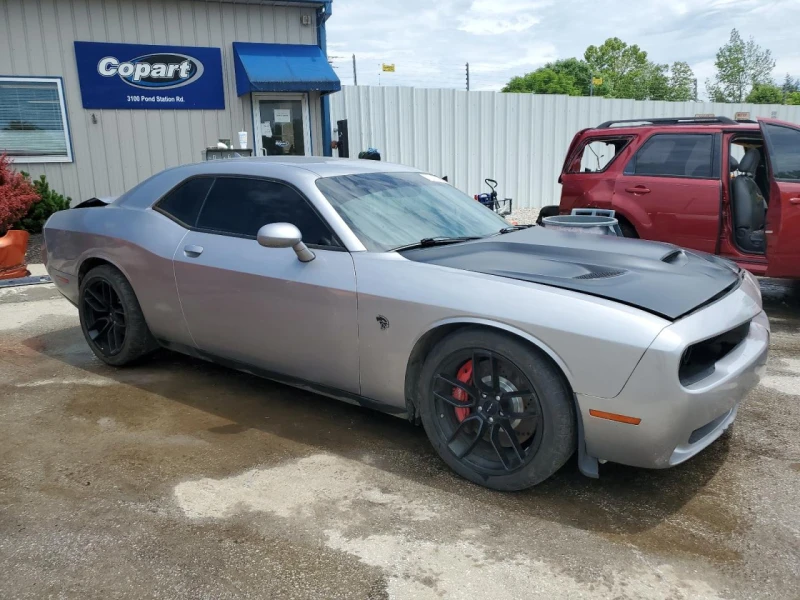 Dodge Challenger SRT HELLCAT 707hp/КОЖА/РЪЧКА/АВТОКРЕДИТ - 45800 лв. - 23864329 1