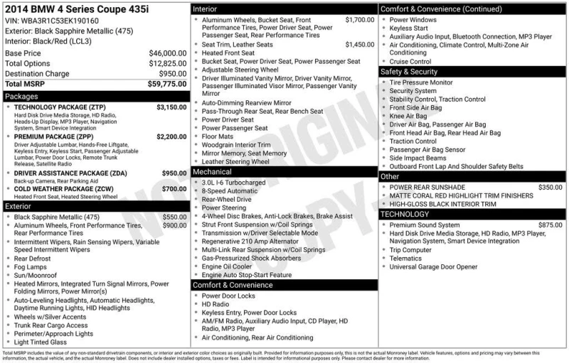 BMW 435 Coupe* АвтоКредит* (ЦЕНА ДО БГ), снимка 7 - Автомобили и джипове - 52974136