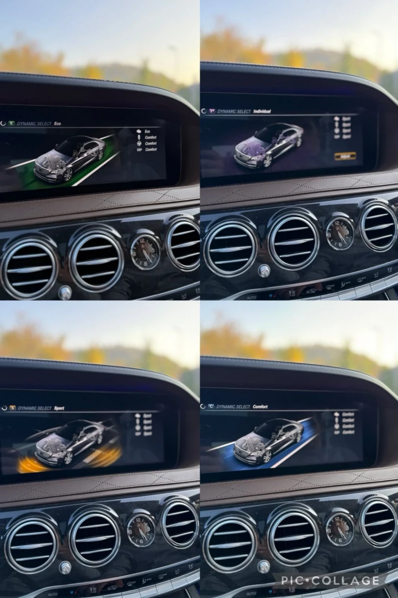 Mercedes-Benz S 560 AMG OPTIC ПАНОРАМА МАСАЖИ ДИСТРОТИК 20" джанти, снимка 9 - Автомобили и джипове - 52977036