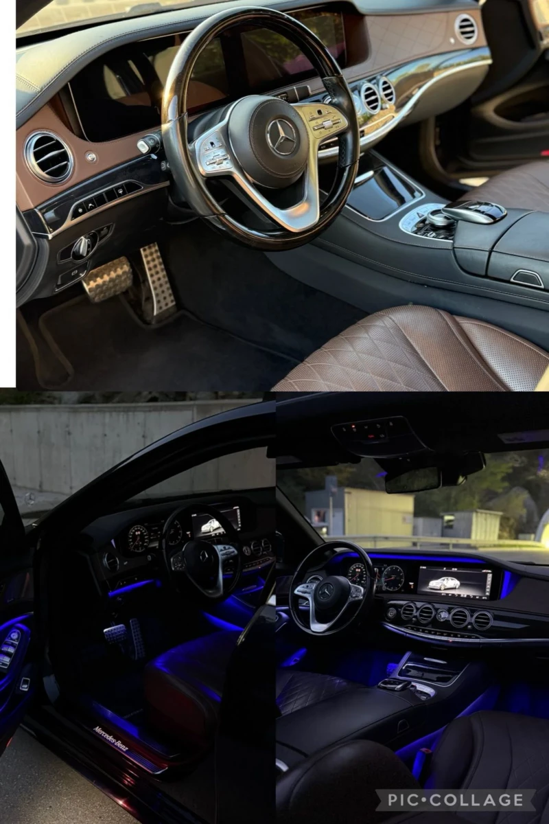 Mercedes-Benz S 560 AMG OPTIC ПАНОРАМА МАСАЖИ ДИСТРОТИК 20" джанти, снимка 8 - Автомобили и джипове - 52977036