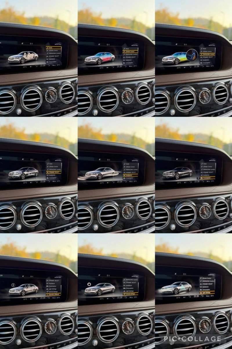 Mercedes-Benz S 560 AMG OPTIC ПАНОРАМА МАСАЖИ ДИСТРОТИК 20" джанти, снимка 10 - Автомобили и джипове - 52977036