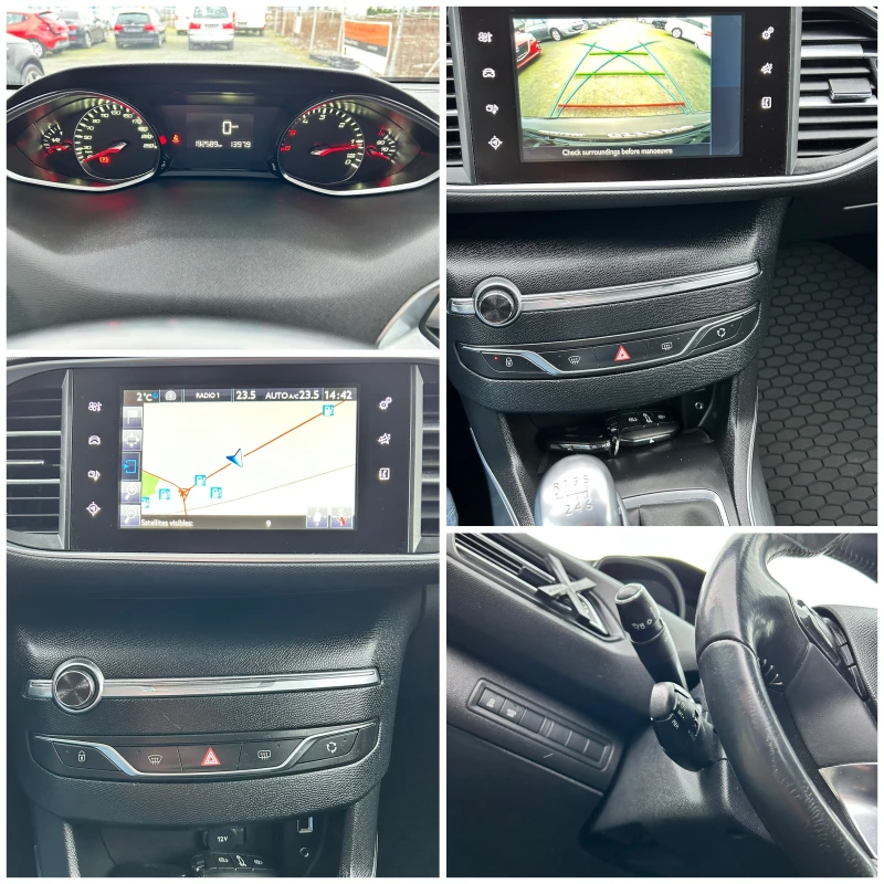 Peugeot 308 1.6BlueHDi* Allure* LED* Camra* Navi* Euro6, снимка 15 - Автомобили и джипове - 53065999