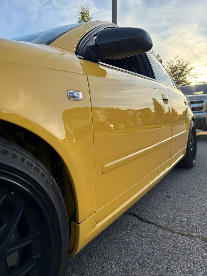 Audi S4 B7 DTM Imola Yellow * РЪЧНИ СКОРОСТИ * 1/12, снимка 4 - Автомобили и джипове - 55049069