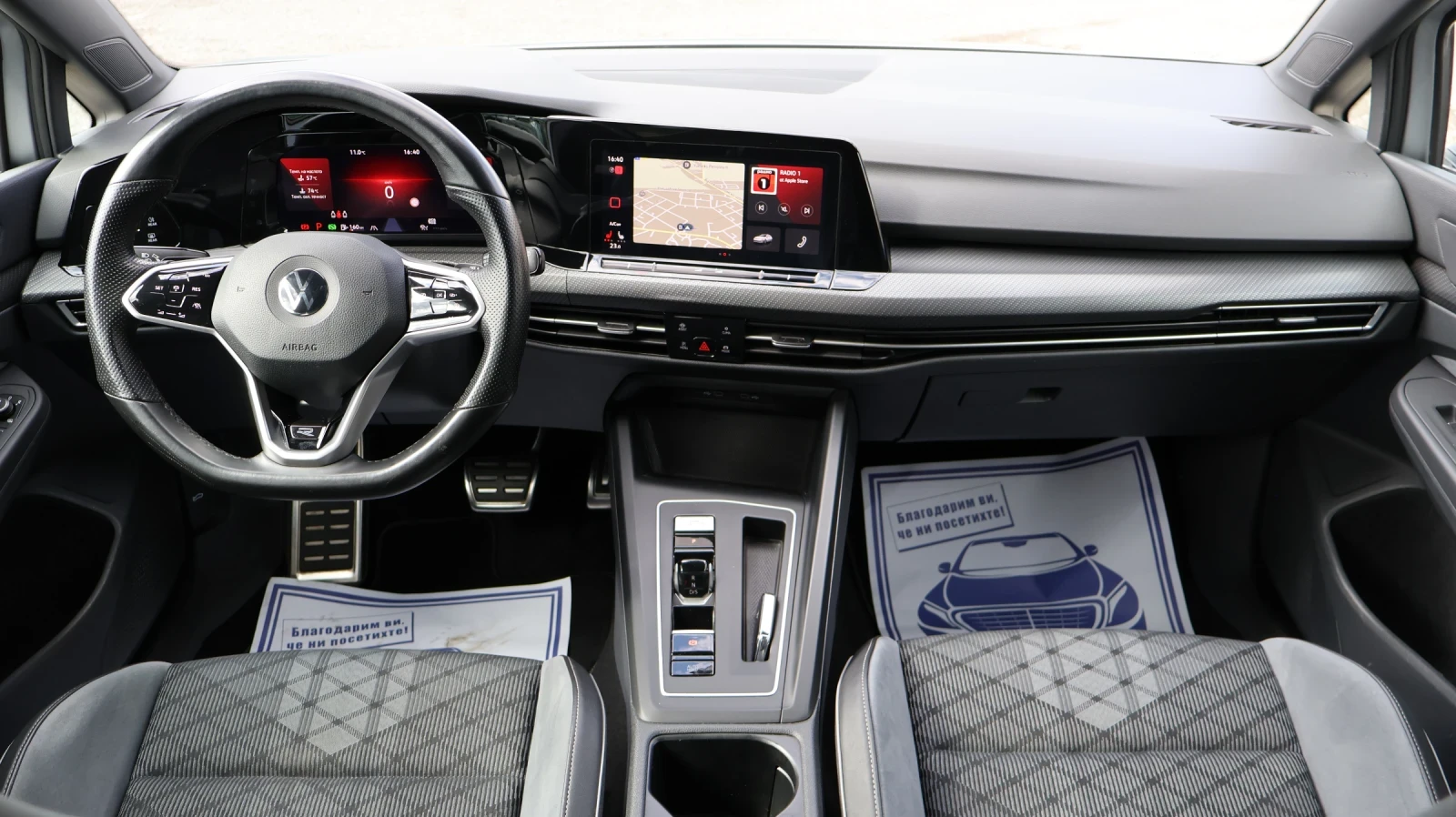 VW Golf 2.0TDI 150 �.�. R-Line IQ- MATRIX DSG Distronic | Mobile.bg � ����������� 10