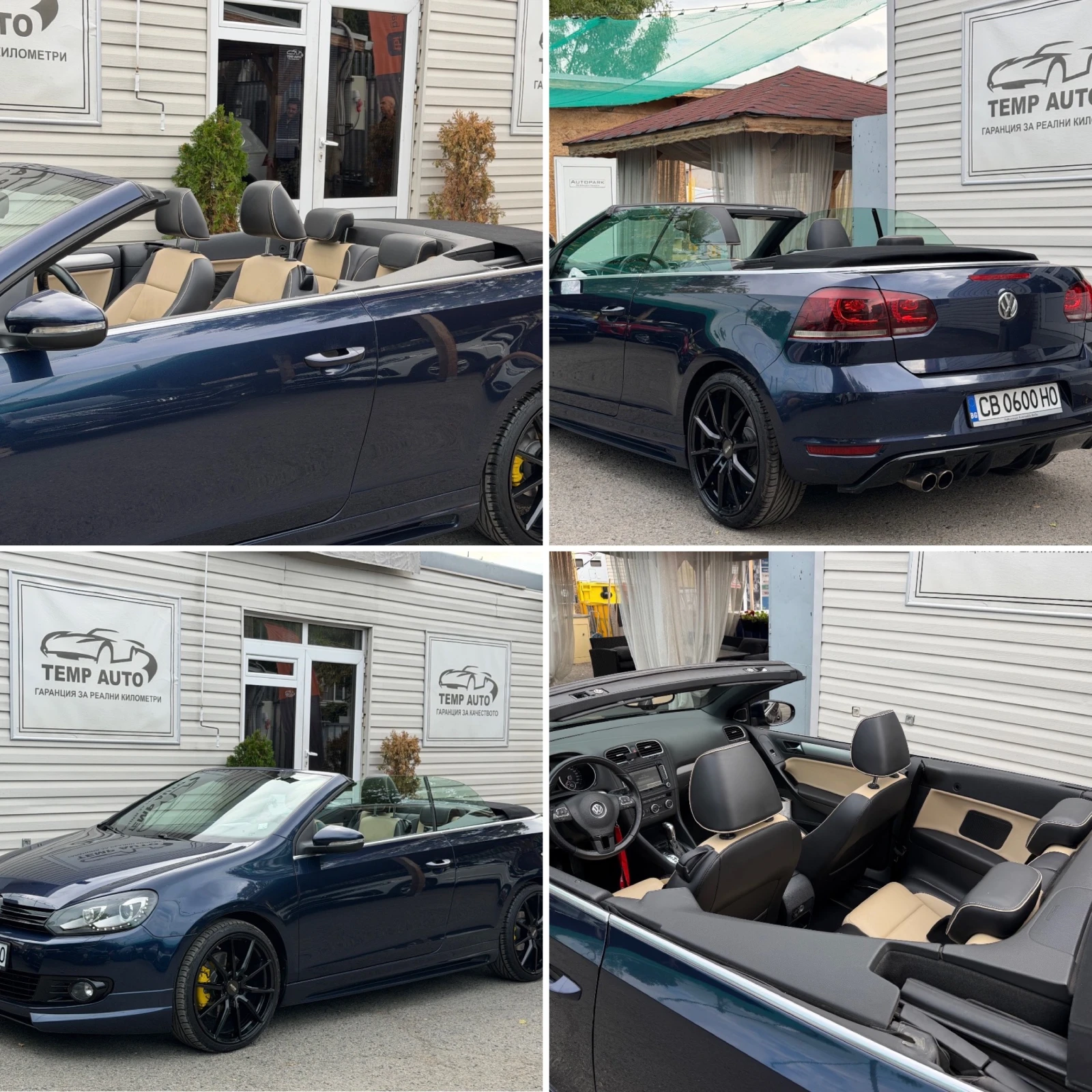 VW Golf VI Cabriolet 2.0 TDI Highline, снимка 6 - Автомобили и джипове - 56326281