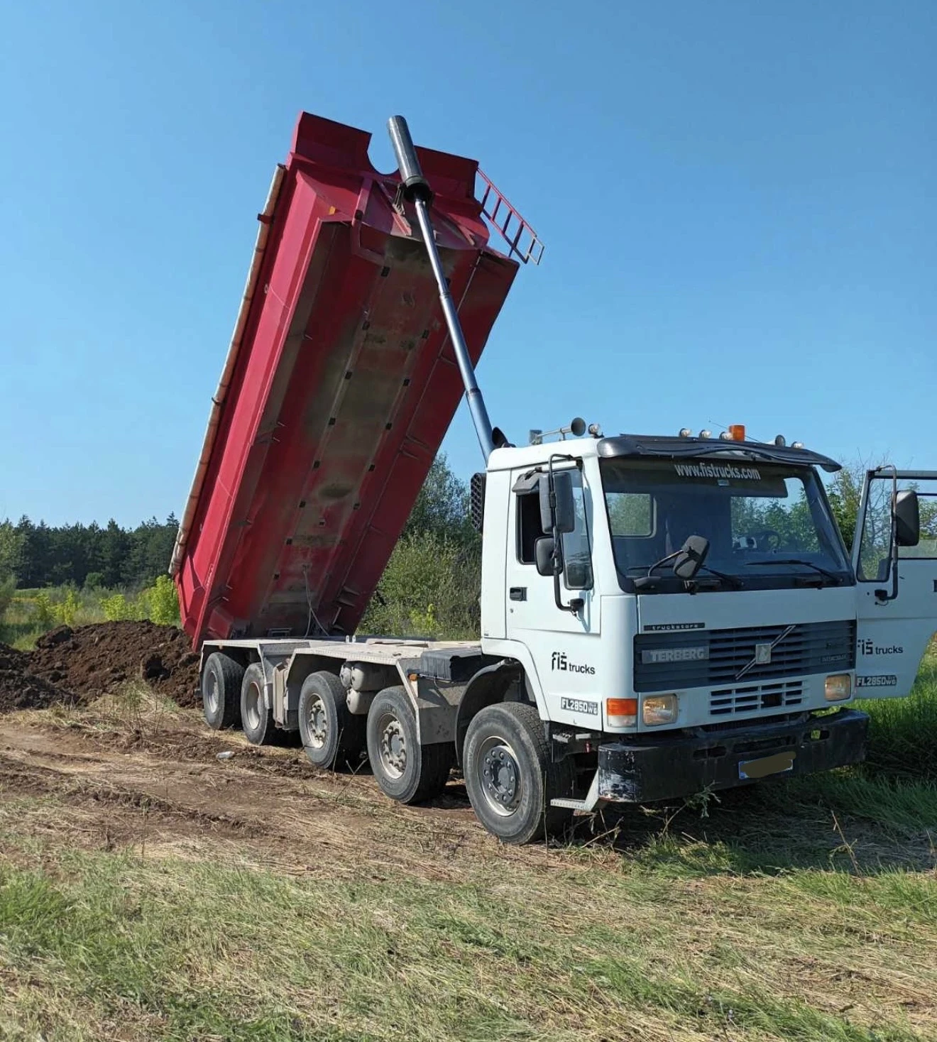 Volvo Fl 5 оси 20м3, снимка 1