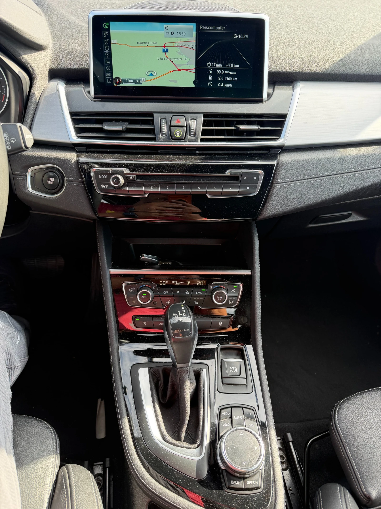 BMW 225 XE PLUG IN HYBRID AVTOMAT/NAVI/KOJA EURO 6, снимка 16 - Автомобили и джипове - 55223953