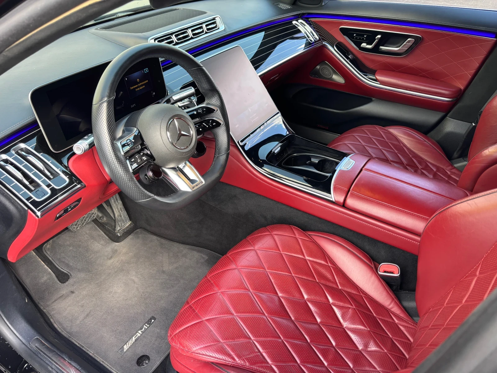 Mercedes-Benz S 580 L* 63EAMG* EXCLUSIVE* RED* DESIGNO* , снимка 7 - Автомобили и джипове - 54413938