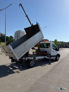 Ford Transit Самосвал с Кран 2017г., снимка 2