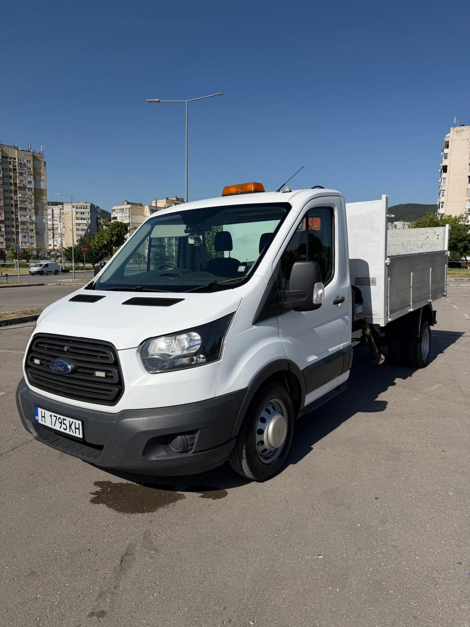 Ford Transit Самосвал с Кран 2017г., снимка 14 - Бусове и автобуси - 55087155