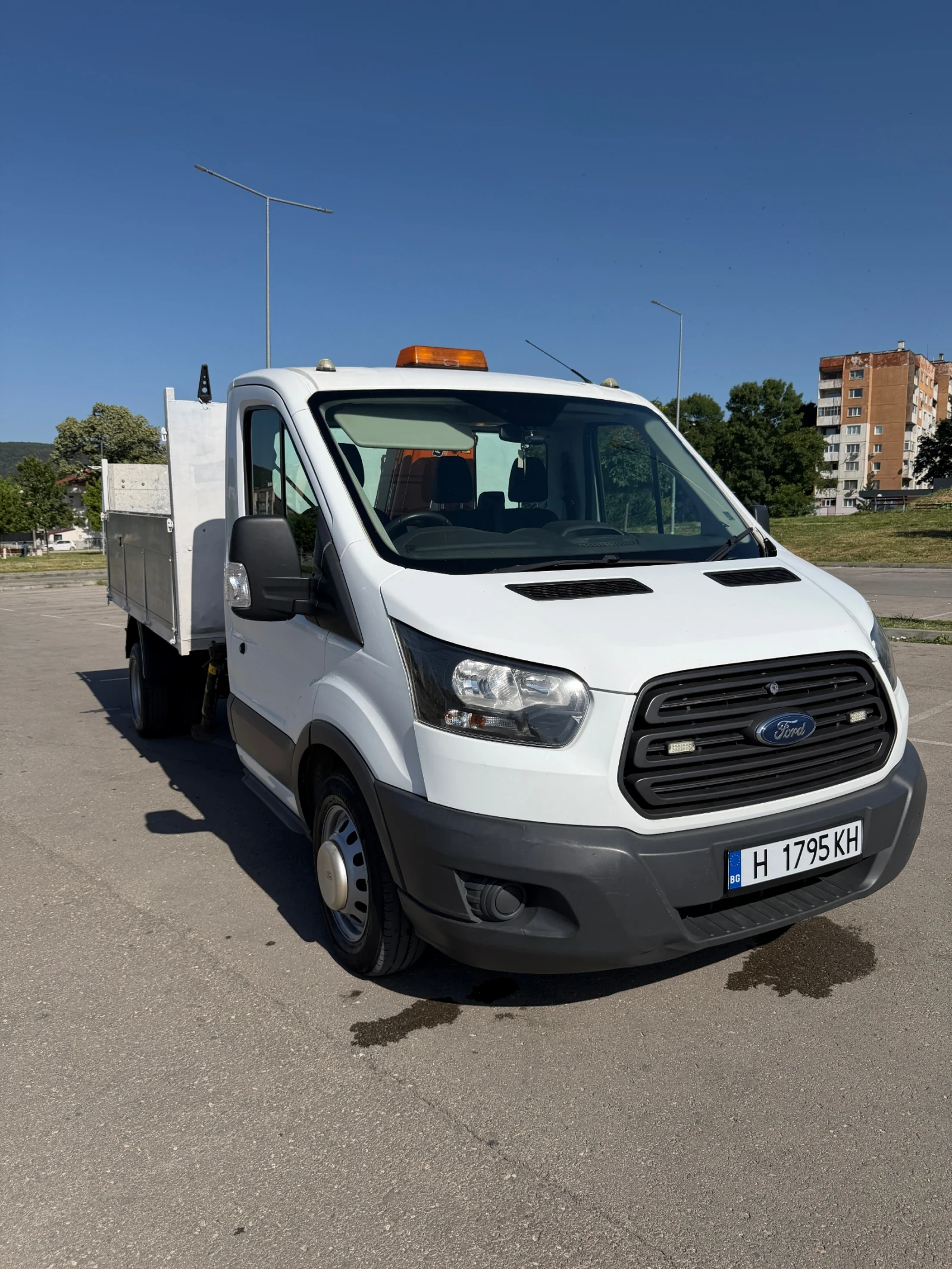 Ford Transit Самосвал с Кран 2017г., снимка 9 - Бусове и автобуси - 55087155