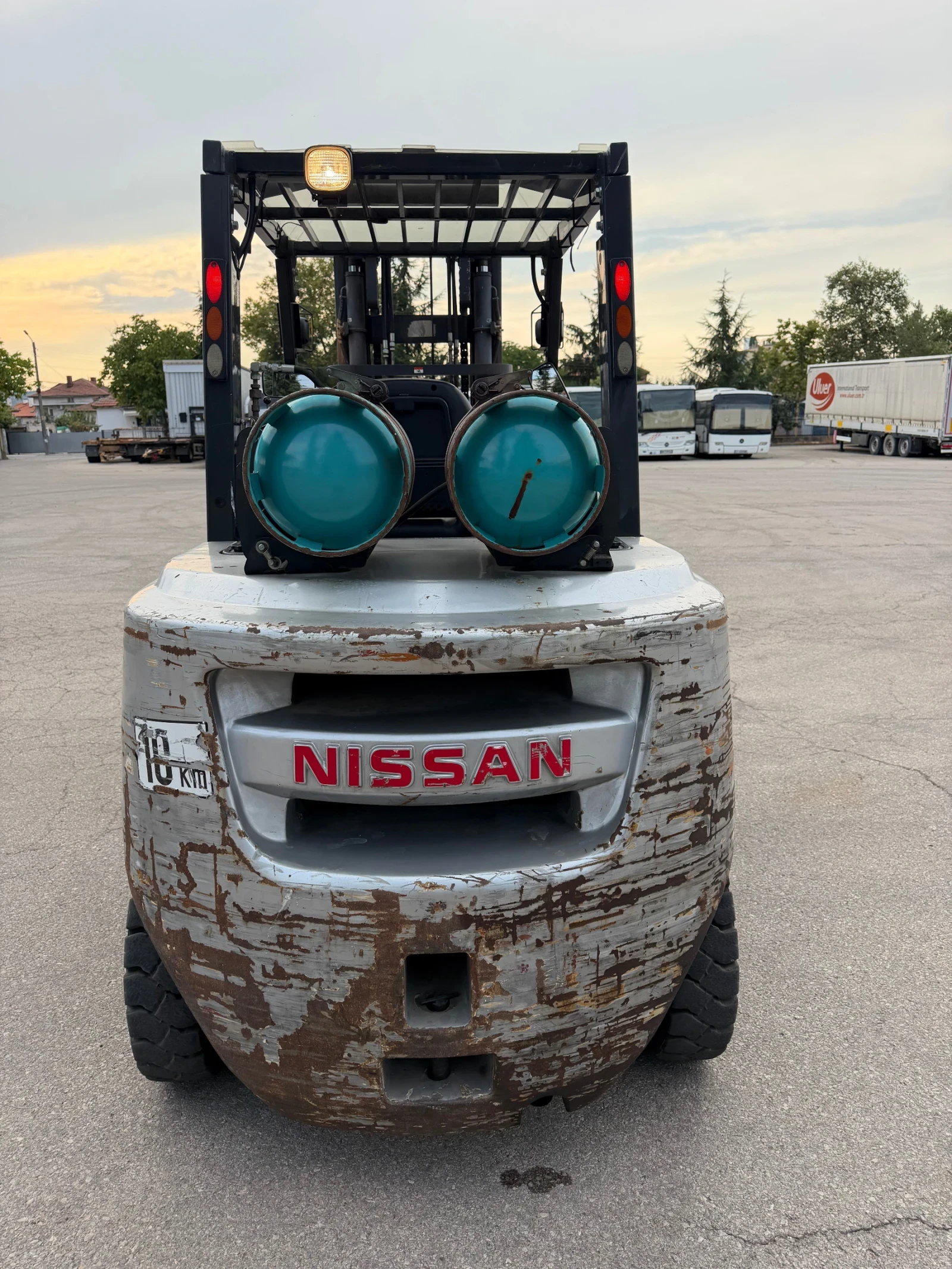 Мотокар Nissan GX 50 5тона ГАС LPG, снимка 5 - Индустриална техника - 55933777