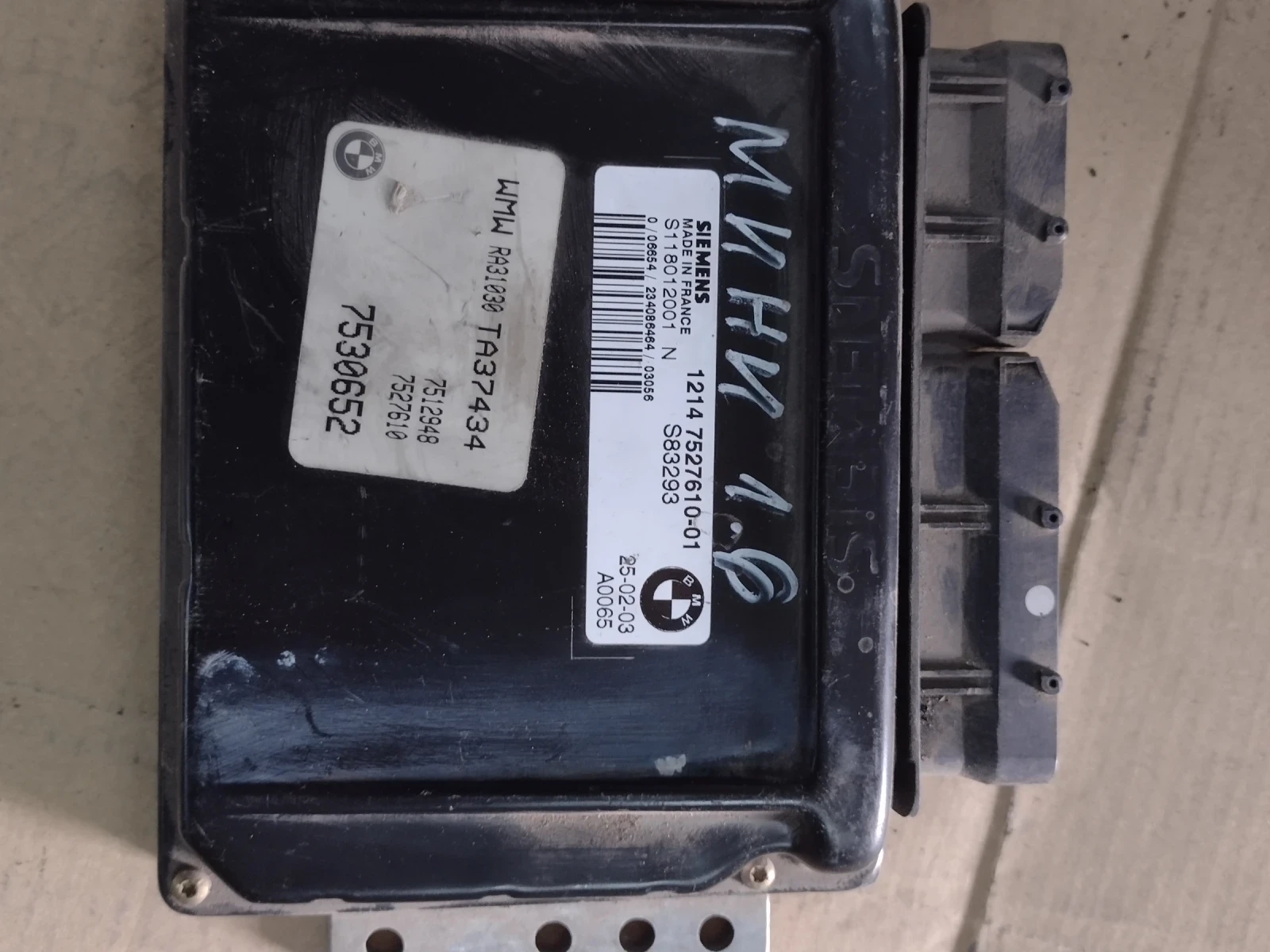 7530650   12147527610-01  �������� �������� MINI COOPER 1.6  Siemens S118012001 N | Mobile.bg � ����������� 2