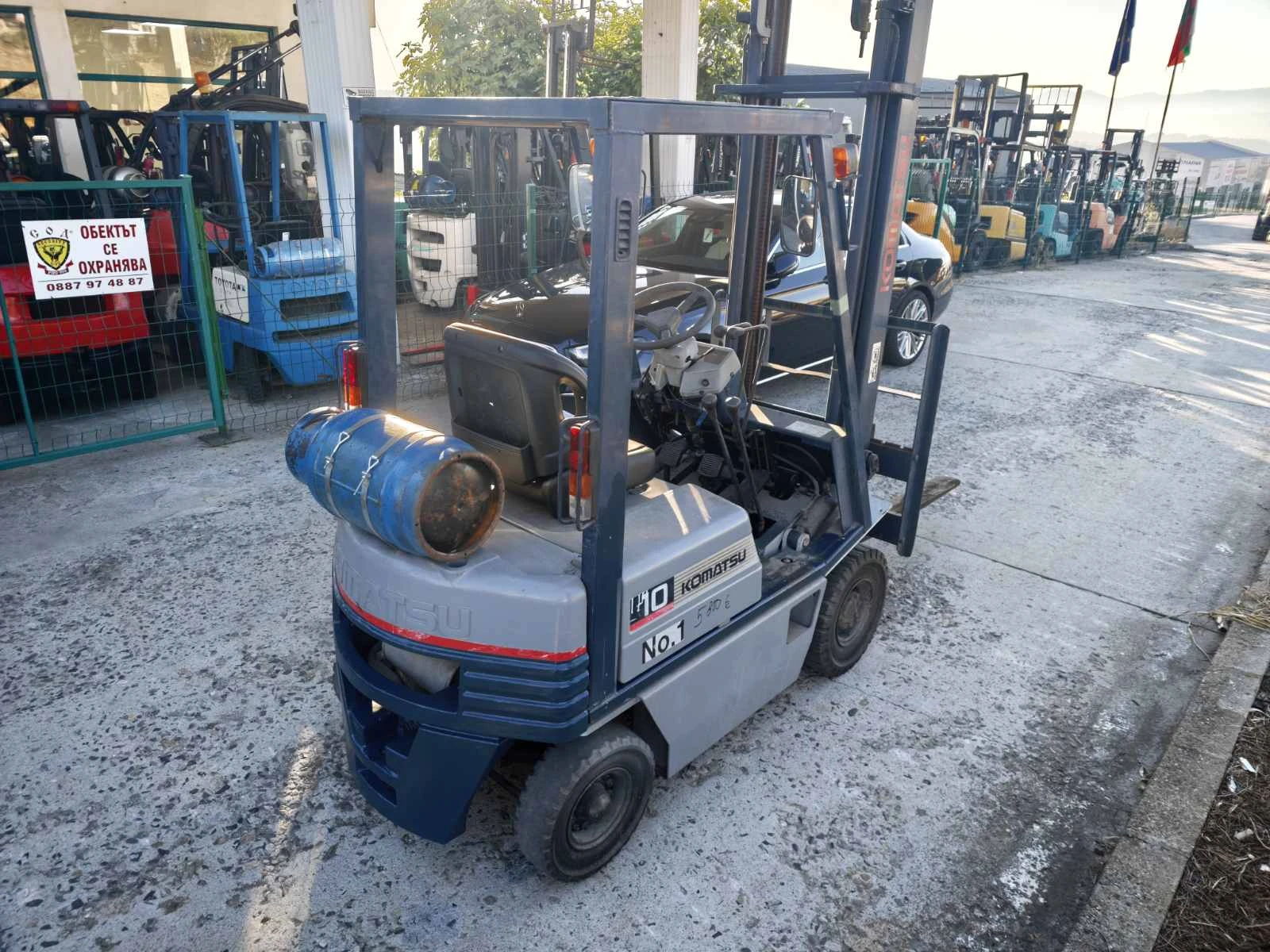 Мотокар Komatsu  1000kg na 4 metra, снимка 4 - Индустриална техника - 56124037