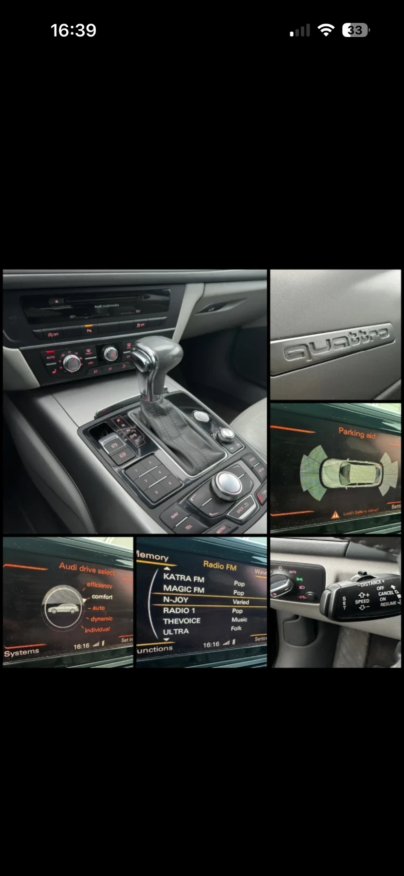 Audi A6 245hp Quattro Distronic * Подгрев, снимка 12 - Автомобили и джипове - 54598731