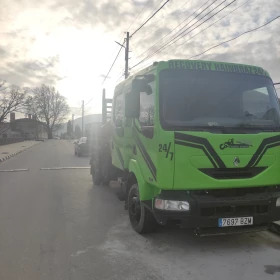 Renault Midlum Дубъл кабина кран тристанен самосфал 6 местен, снимка 4