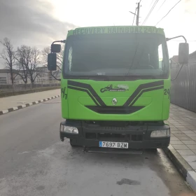 Renault Midlum Дубъл кабина кран тристанен самосфал 6 местен - изображение 1