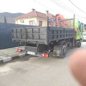 Renault Midlum Дубъл кабина кран тристанен самосфал 6 местен, снимка 6