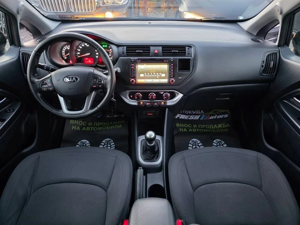 Kia Rio 1.25i 88K.C. / НАВИ / КЛИМАТИК / КАМЕРА - изображение 5