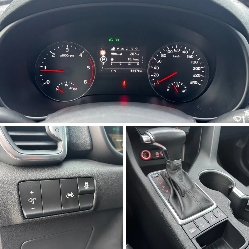 Kia Sportage 2.0CRDI-AUT-4x4-ПАНОРАМА-ПОДГРЕВ-KEYLESS-FULL FULL, снимка 14 - Автомобили и джипове - 51922283
