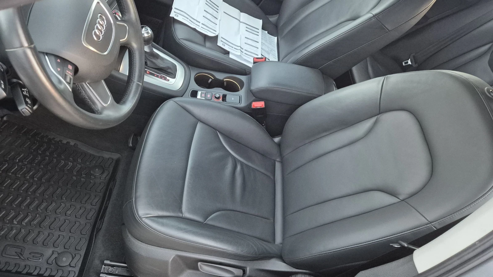 Audi Q3 2.0TDI 100% РЕАЛЕН ПРОБЕГ ЛИЗИНГ ВИДЕО , снимка 13 - Автомобили и джипове - 53750129