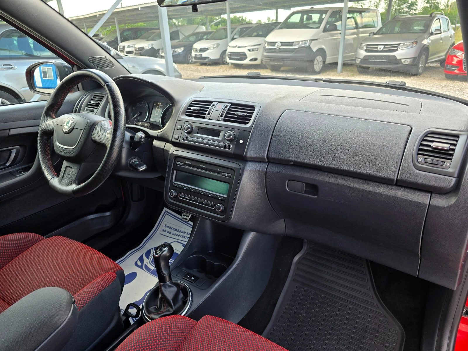 Skoda Fabia 1.2 БЕНЗИН MONTE CARLO ! ! РЕАЛНИ КИЛОМЕТРИ , снимка 9 - Автомобили и джипове - 54863546