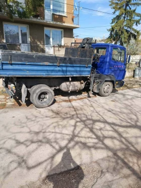 Mercedes-Benz 814 Самосвал с кран, снимка 3