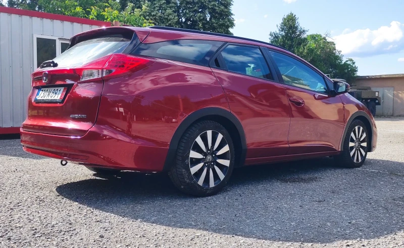 Honda Civic 1.6tdi, navi, 6ск., снимка 14 - Автомобили и джипове - 52543080